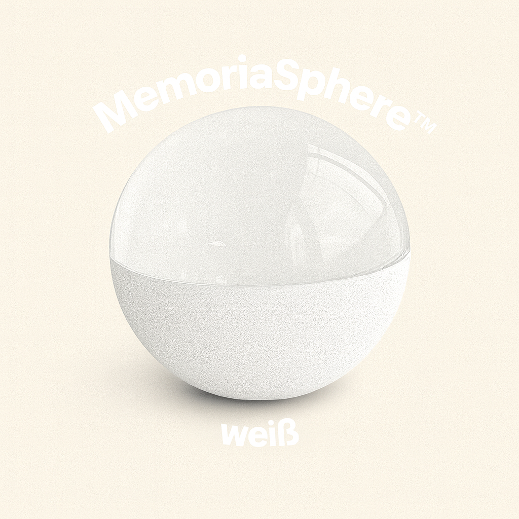 ✨ MemoriaSphere™ – Gestalte deine Erinnerungen im Kristallball
