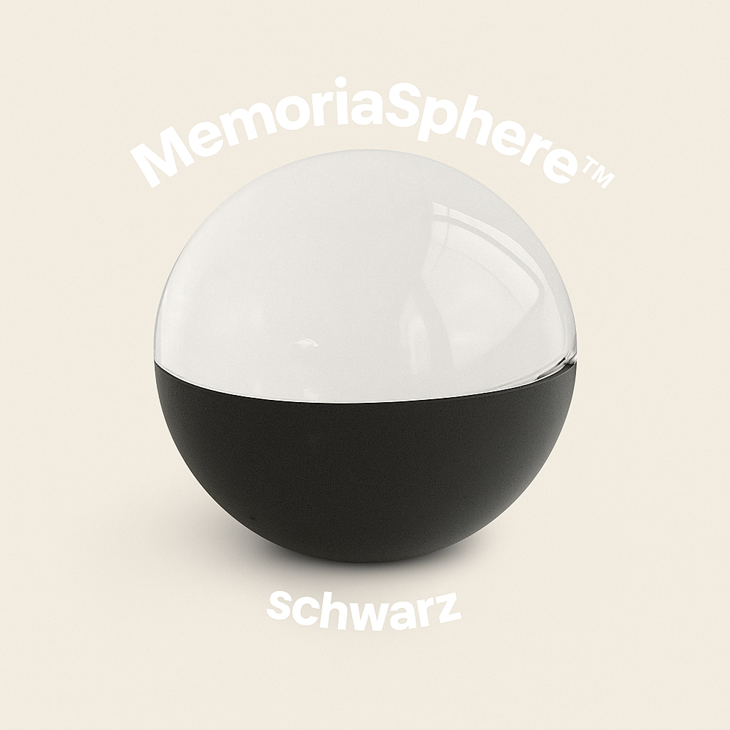 ✨ MemoriaSphere™ – Gestalte deine Erinnerungen im Kristallball