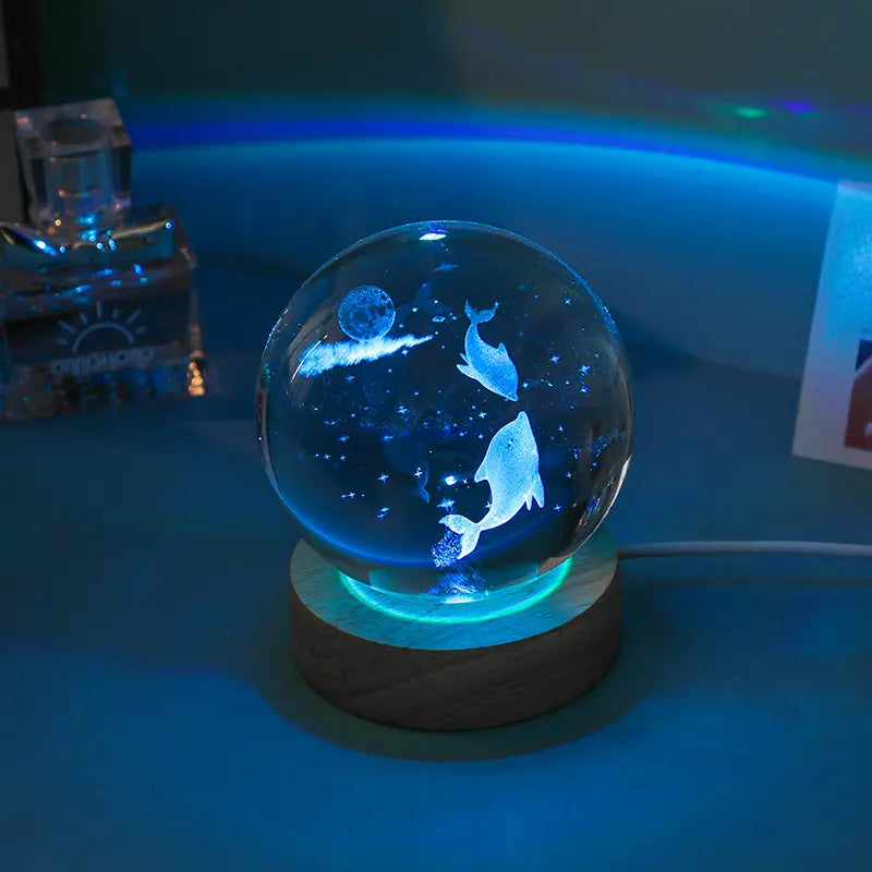 Lámpara de luna galaxia