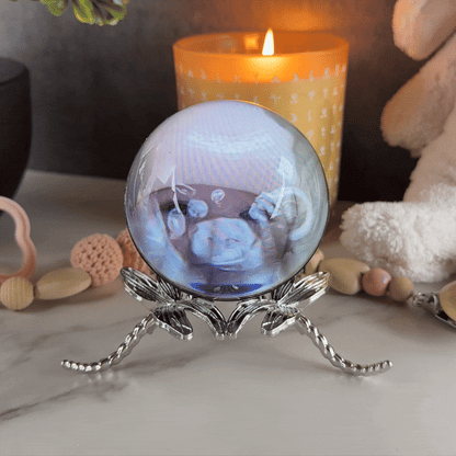 ✨ MemoriaSphere™ – Gestalte deine Erinnerungen im Kristallball