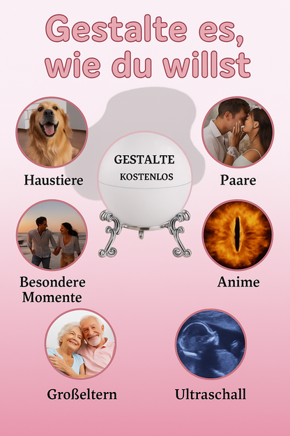✨ MemoriaSphere™ – Gestalte deine Erinnerungen im Kristallball
