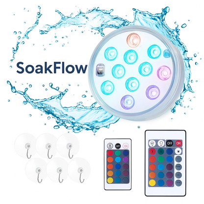 SoakFlow™ LED Badbeleuchtung ✨