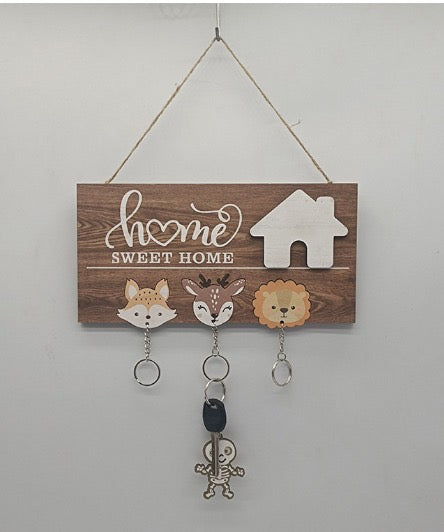 HeimHerz™ Tierfreunde Schlüsselhalter – Home Sweet Home
