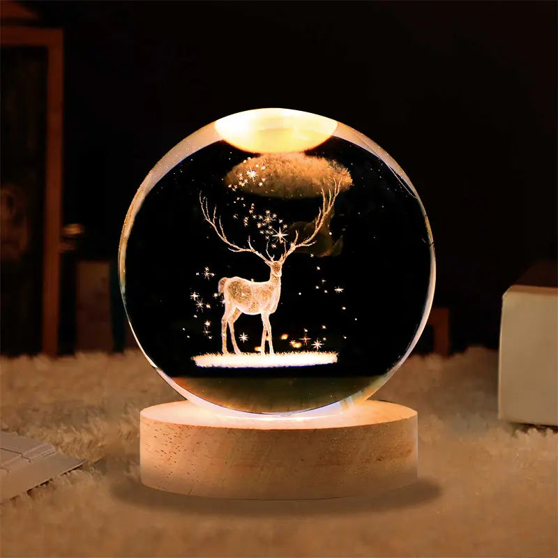 Galaxy Moon Lamp